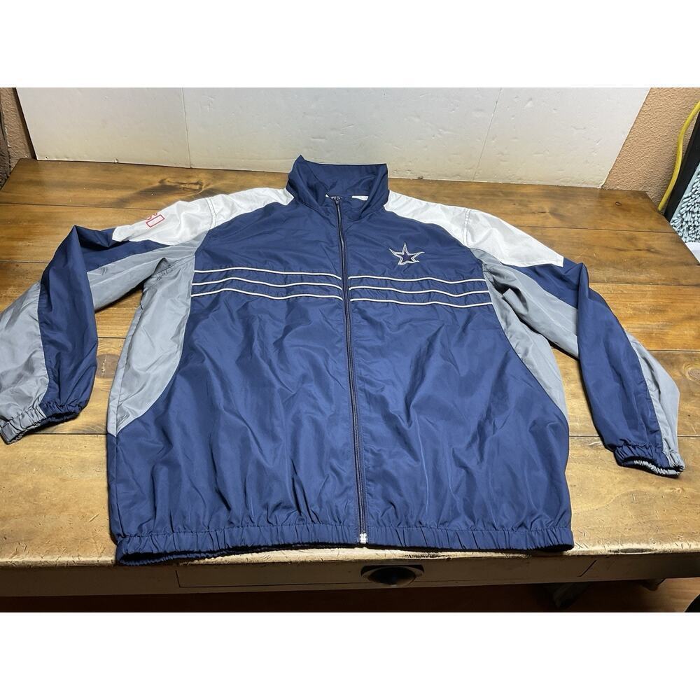 NFL Sports Illustrated Dallas Cowboys Windbreaker Jacket Size 2XL